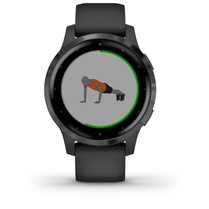 Garmin vivoactive 4S - Montre connectée GPS multisports - Gray Black