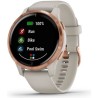 GARMIN Venu - Montre connectée GPS avec écran Amoled - Rosegold / Beige