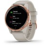 GARMIN Venu - Montre connectée GPS avec écran Amoled - Rosegold / Beige