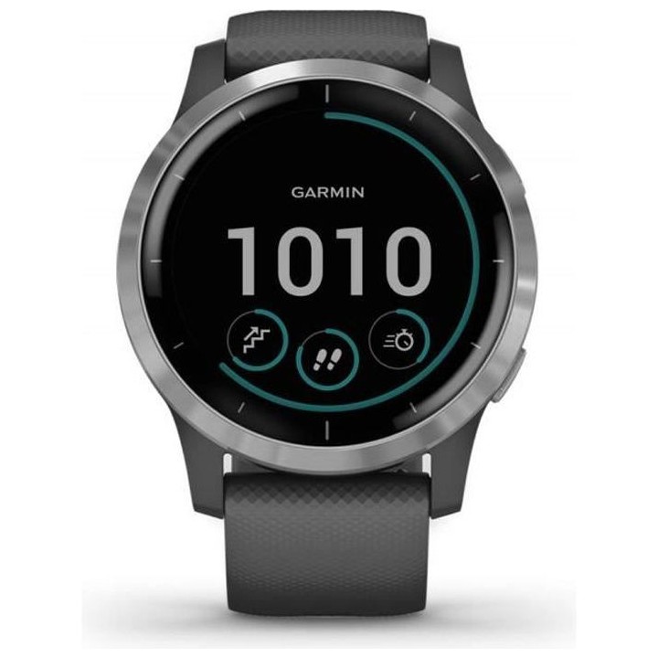Garmin vivoactive 4 - Montre connectée GPS multisports - Silver Shado