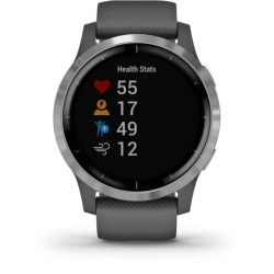 Garmin vivoactive 4 - Montre connectée GPS multisports - Silver Shadow Grey