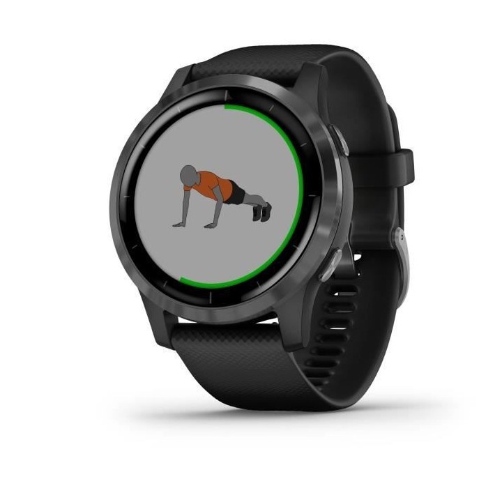 Garmin vivoactive 4 - Montre connectée GPS multisports - Gray Black