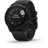 GARMIN Fenix 6X Pro - Montre connectée - Noir - Bracelet noir