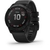 GARMIN Fenix 6X Pro - Montre connectée - Noir - Bracelet noir