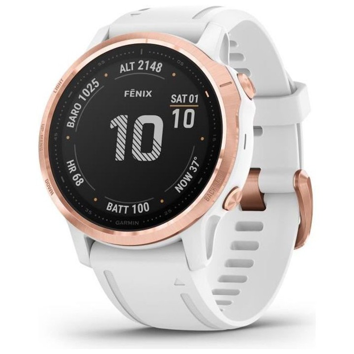 Garmin fenix 6S PRO - Montre GPS multisports haut de gamme - Rose Gold