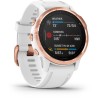 Garmin fenix 6S PRO - Montre GPS multisports haut de gamme - Rose Gold avec bracelet blanc