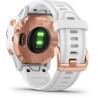 Garmin fenix 6S PRO - Montre GPS multisports haut de gamme - Rose Gold avec bracelet blanc