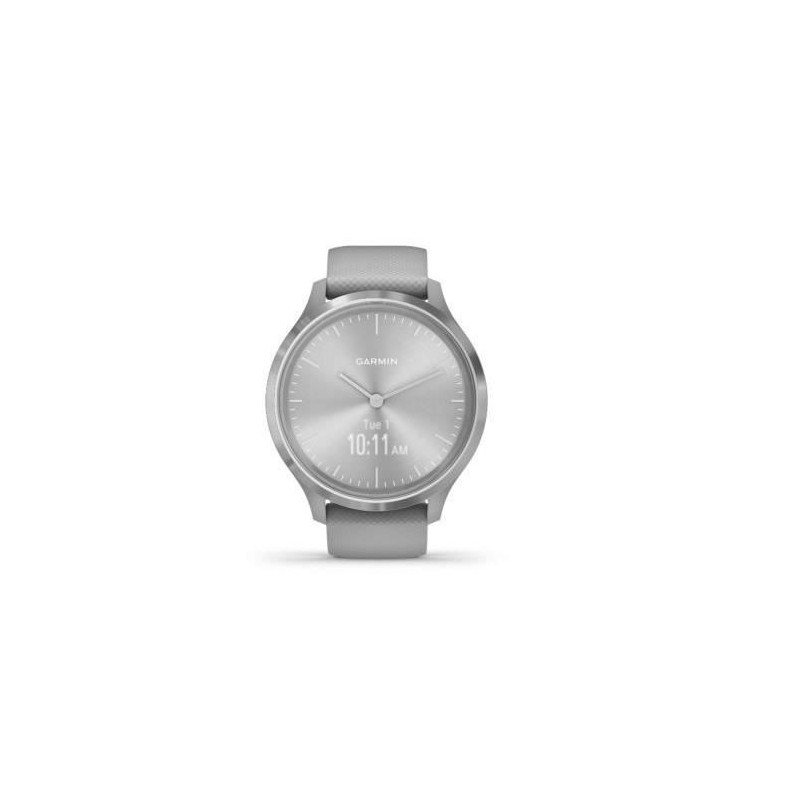 Garmin vivomove 3 - Montre connectée avec aiguilles mécaniques et écran tactile - Silver Grey