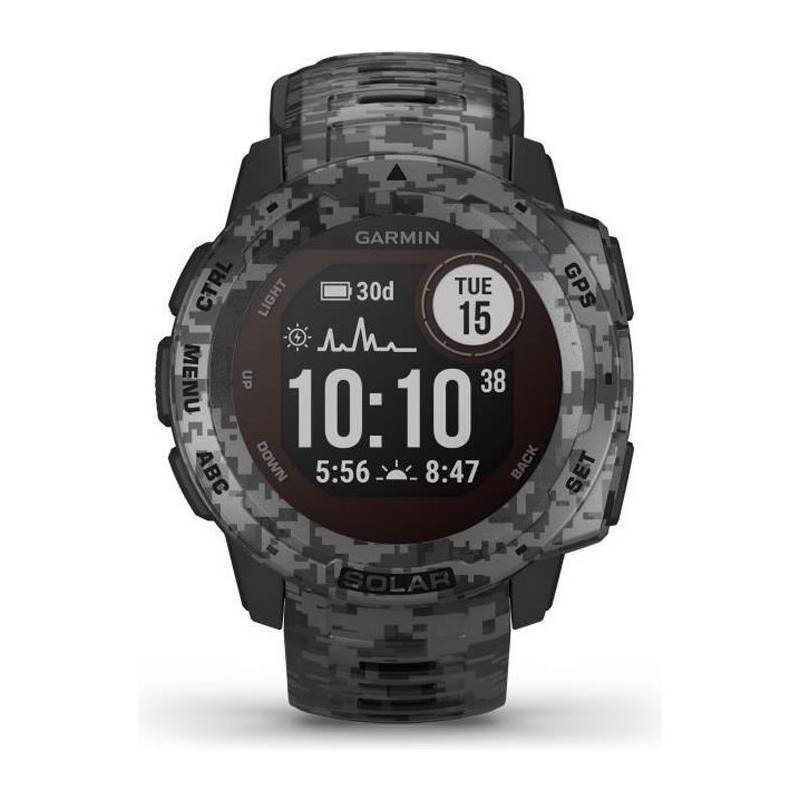 GARMIN Instinct Solar, Graphite Camo