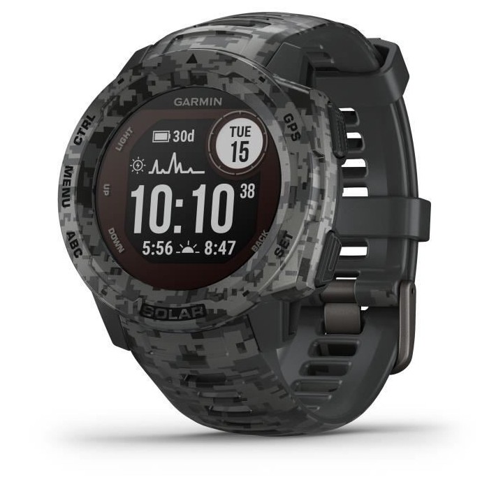 GARMIN Instinct Solar, Graphite Camo