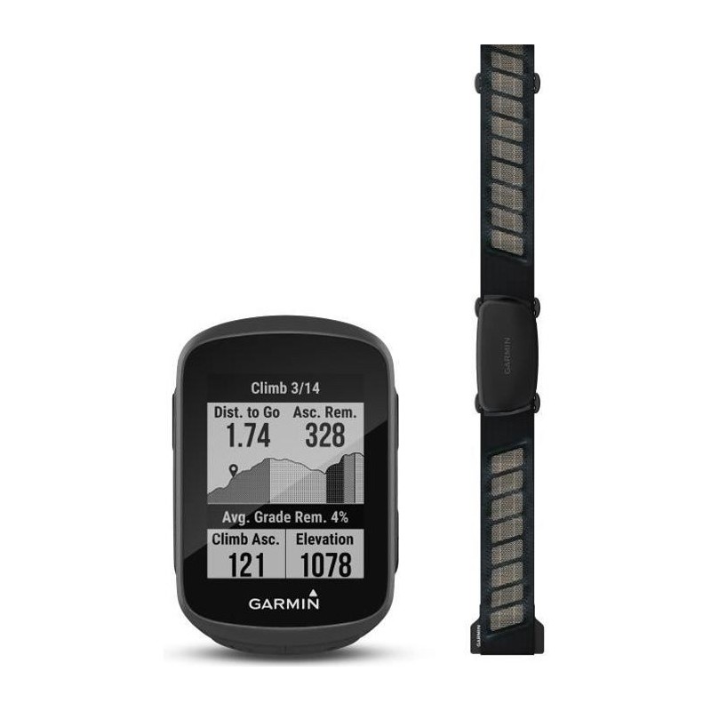 GARMIN Edge 130 Plus Pack HR - Compteur GPS vélo