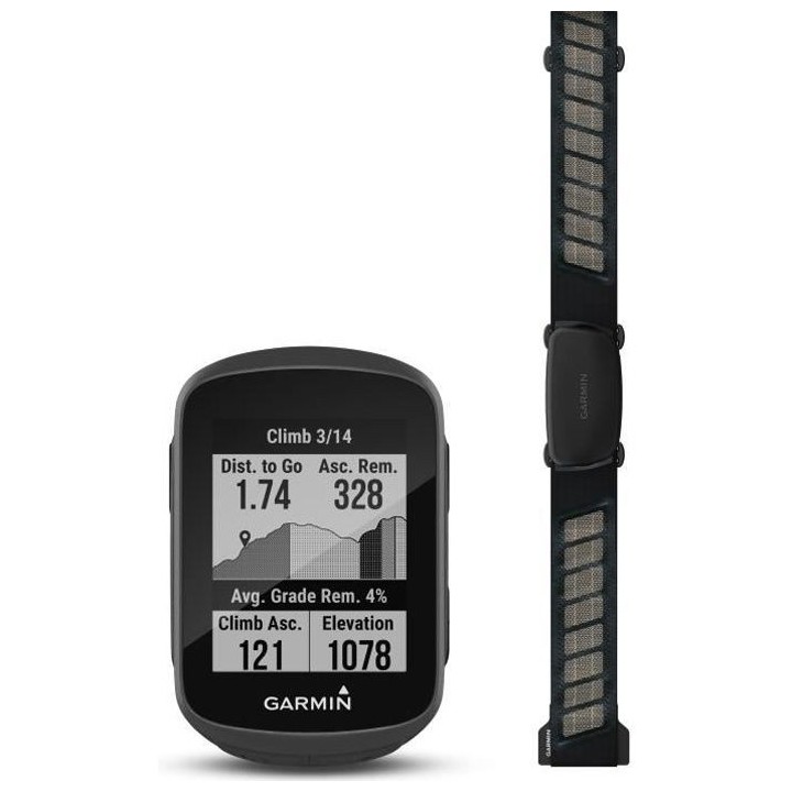 GARMIN Edge 130 Plus Pack HR - Compteur GPS vélo