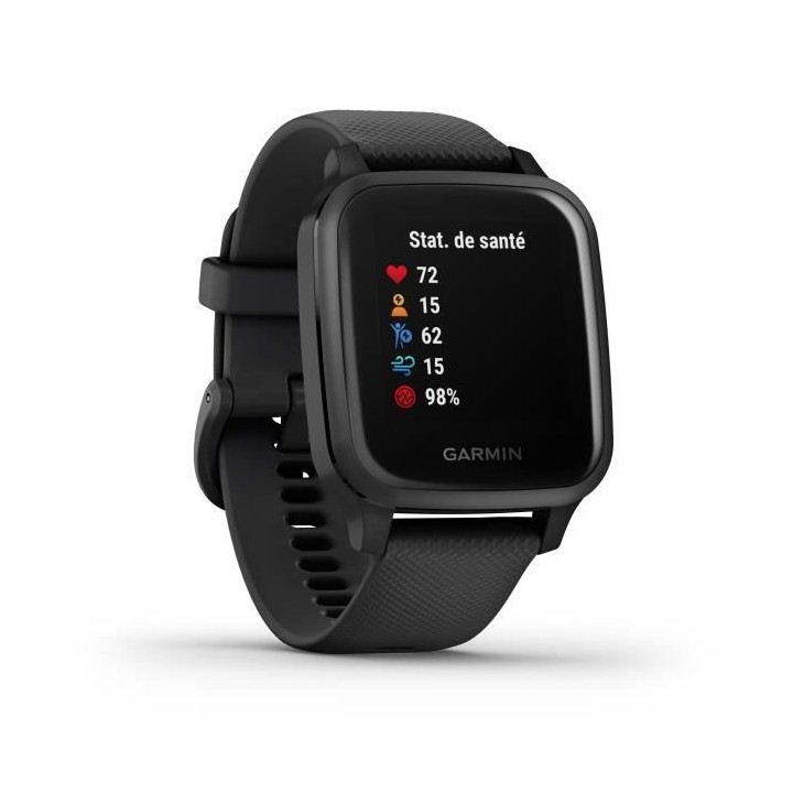 GARMIN Venu Sq Edition Musique - Black/Slate - Montre GPS de sport con