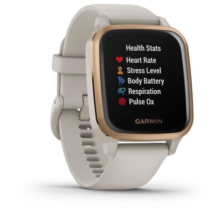 GARMIN Venu Sq Edition Musique - Rose Gold - Montre connectée santé