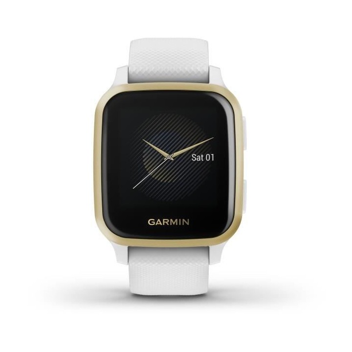 GARMIN Venu Sq - Montre connectée santé et bien-etre - Light Gold -