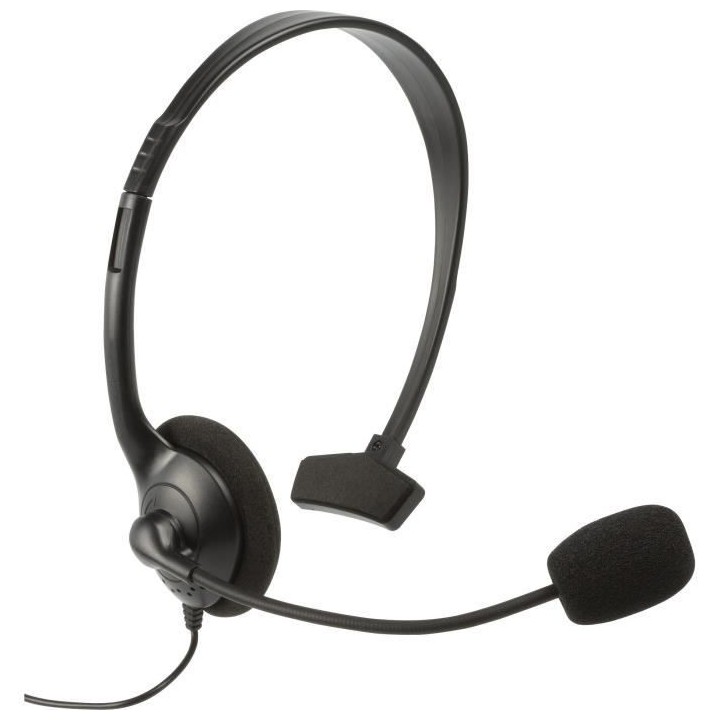 Casque Konix Micro Monaural jack 3.5mm PS-100 pour PS4