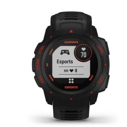 GARMIN Instinct Esports Edition - Montre Cardio GPS Gaming - Noire lave