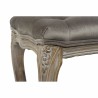 Banquette DKD Home Decor   Marron Gris foncé Bois d'hévéa 112 x 38 x 48 cm