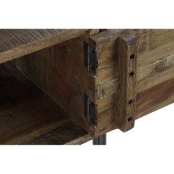 Meubles de télévision DKD Home Decor Métal Bois de manguier (120 x 40 x 55 cm)