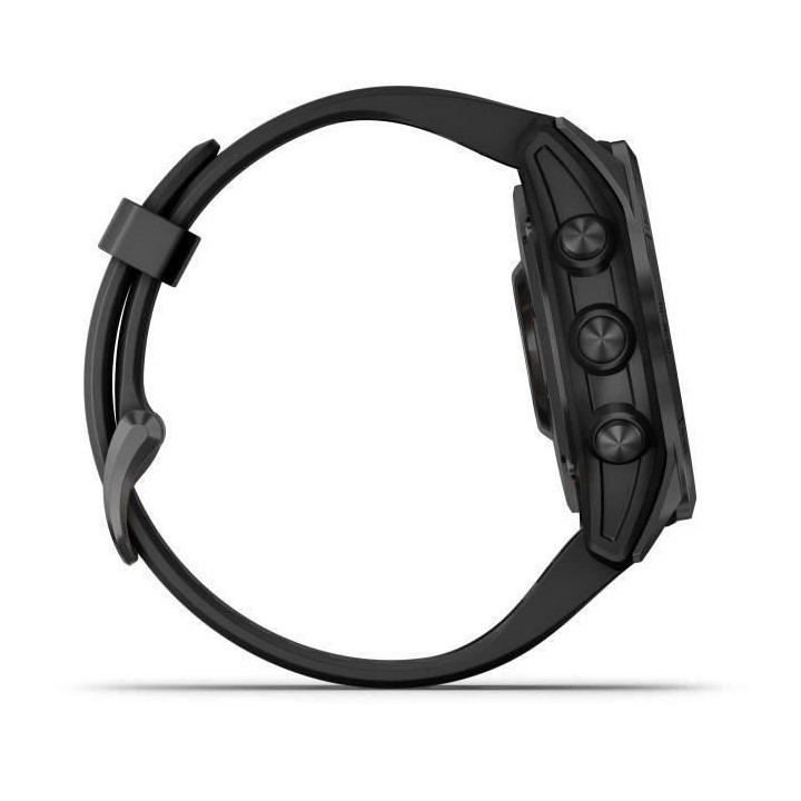 Montre GPS connectée - GARMIN - Fenix 7S Solar - Gris avec bracelet n