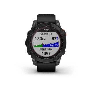 Montre GPS connectée - GARMIN - Fenix 7 Solar - Gris avec bracelet no