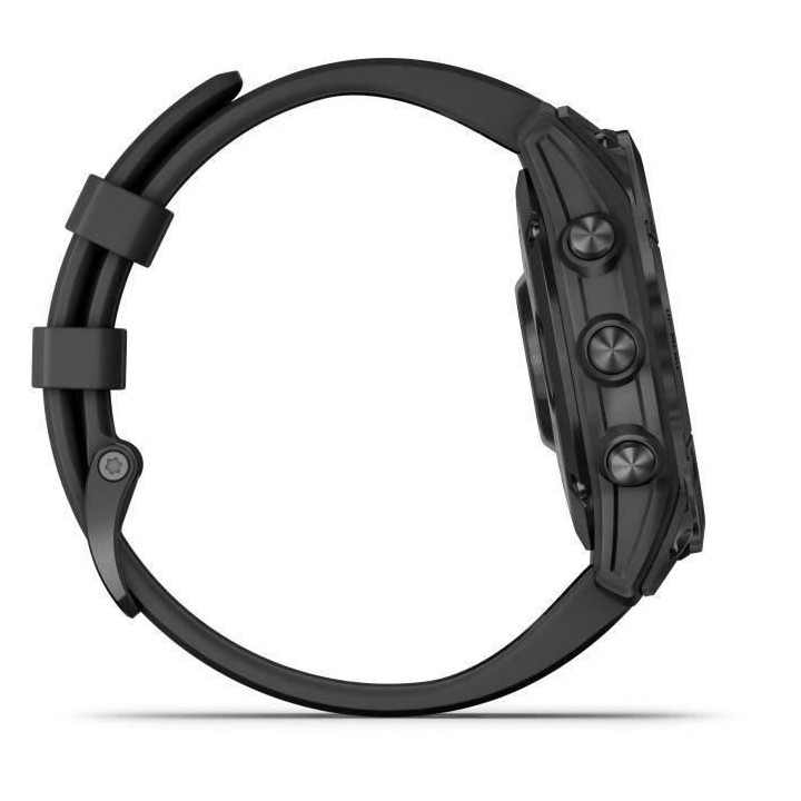 Montre GPS connectée - GARMIN - Fenix 7 Solar - Gris avec bracelet no
