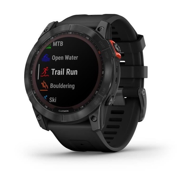 GARMIN Fenix 7X Solar - Montre connectée a haute performance - Bracel