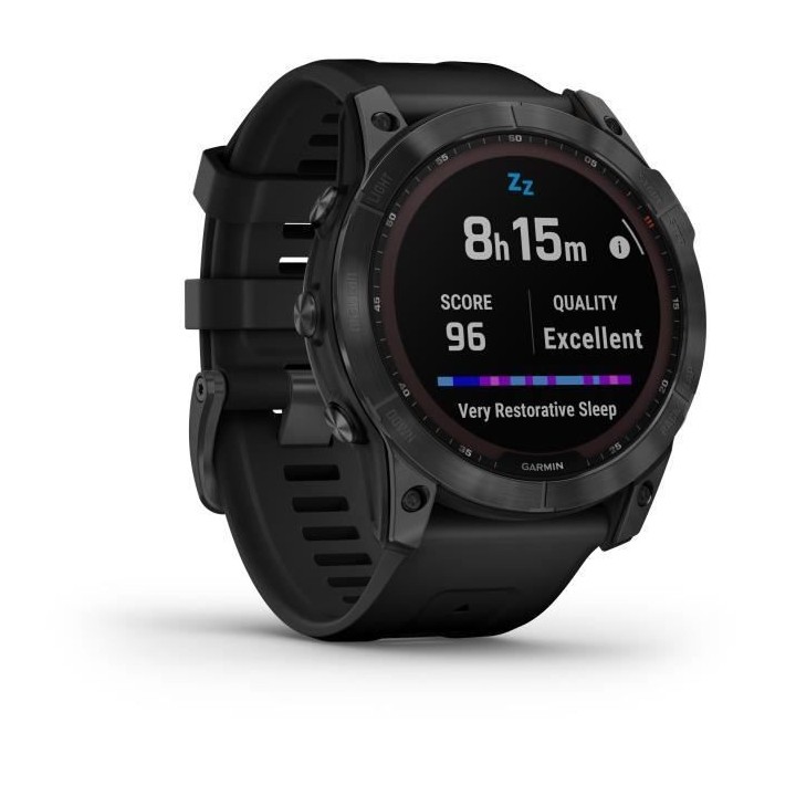 GARMIN Fenix 7X Solar - Montre connectée a haute performance - Bracel