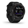 GARMIN Fenix 7X Solar - Montre connectée a haute performance - Bracelet noir