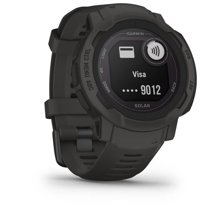 Montre connectée - GARMIN - Instinct 2 Solar - Graphite