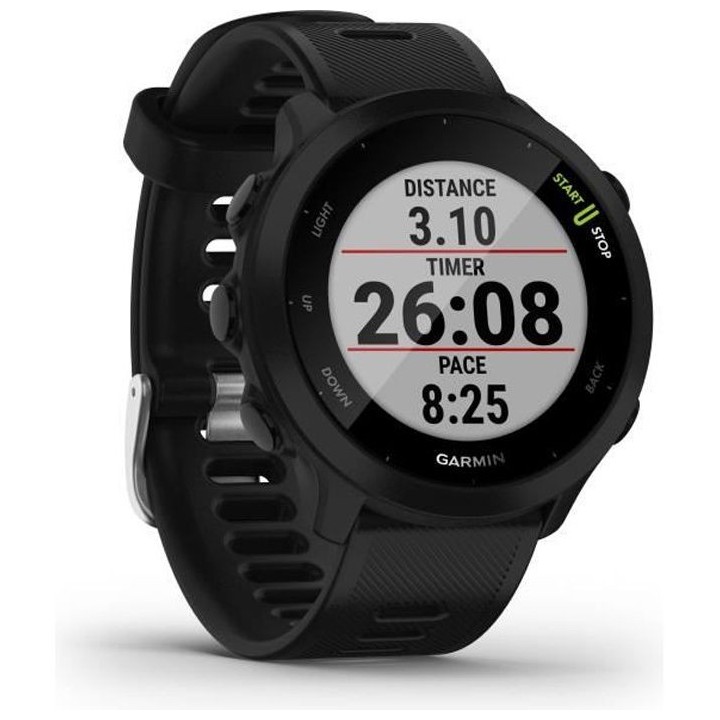 GARMIN Forerunner 55 - Montre GPS multi-activités running avec foncti