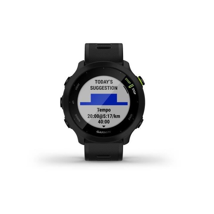 GARMIN Forerunner 55 - Montre GPS multi-activités running avec foncti