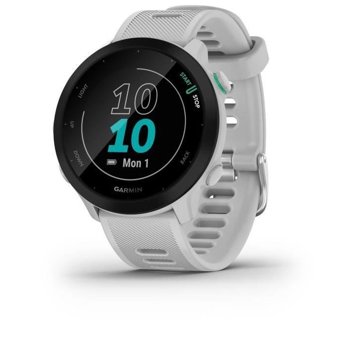 GARMIN Forerunner 55 - Montre connectée GPS - Blanc