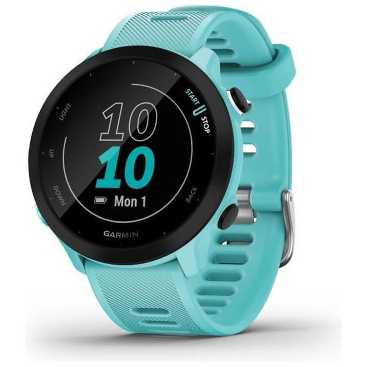 GARMIN Forerunner 55 - Montre connectée GPS - Vert d'eau