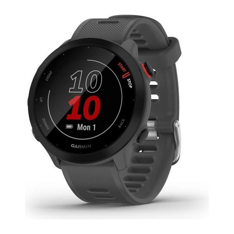 GARMIN Forerunner 55 - Montre connectée GPS - Grise Monterra