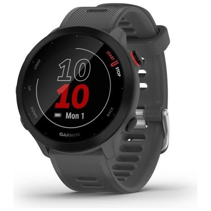 GARMIN Forerunner 55 - Montre connectée GPS - Grise Monterra