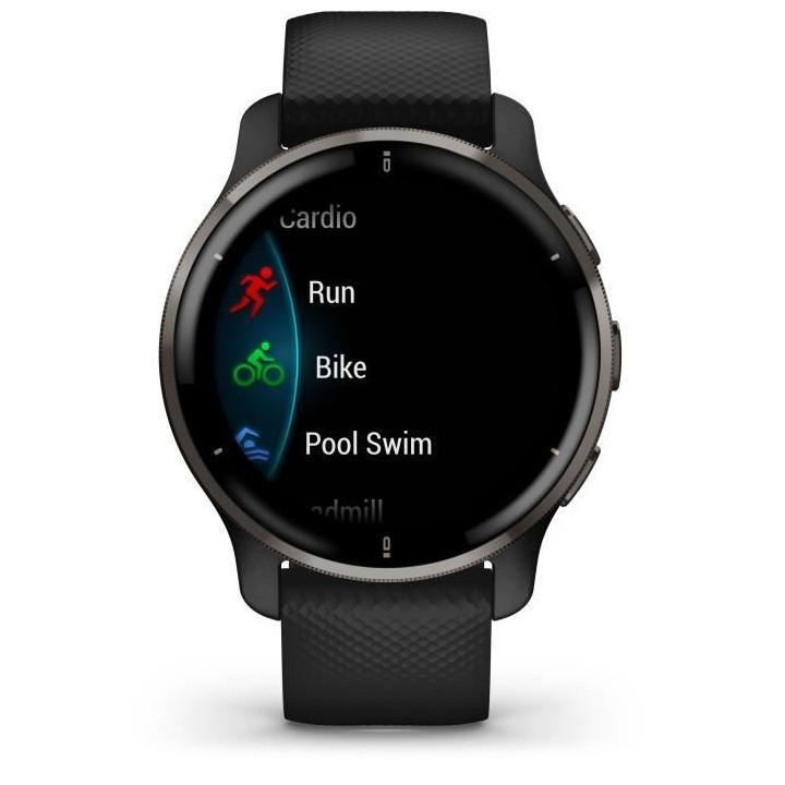 GARMIN Venu 2 Plus - Montre de sport connectée - Noir