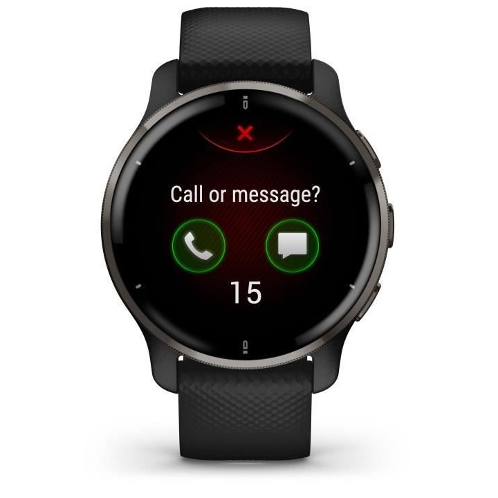 GARMIN Venu 2 Plus - Montre de sport connectée - Noir