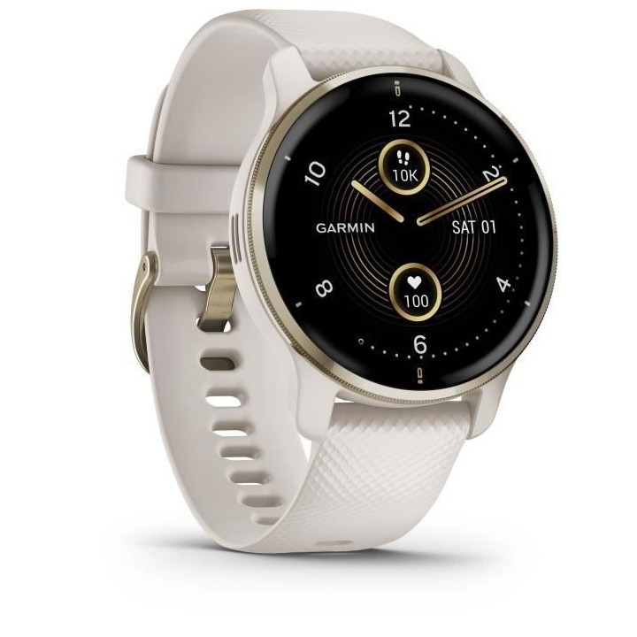 GARMIN Venu 2 Plus - Montre connectée avec appels via Bluetooth - Cre