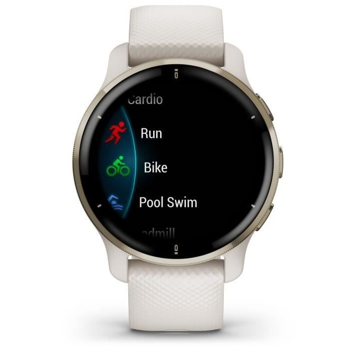 GARMIN Venu 2 Plus - Montre connectée avec appels via Bluetooth - Cre