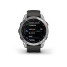 GARMIN Epix (Gen 2) - Montre GPS connectée - Bracelet gris - Acier