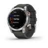 GARMIN Epix (Gen 2) - Montre GPS connectée - Bracelet gris - Acier