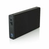 Boîtier pour disque dur 3,5" USB 3GO HDD35BK312 Noir USB