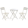 Ensemble Table + 2 Chaises DKD Home Decor Métal 80 cm 60 x 60 x 70 cm