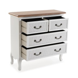 Commode Versa Hanne 2 tiroirs (30 x 80 x 80 cm)