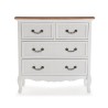 Commode Versa Hanne 2 tiroirs (30 x 80 x 80 cm)