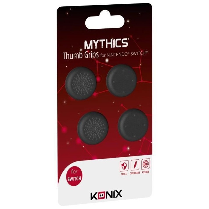 Appuie-pouces Konix pour Switch (4 pack)