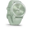 GARMIN Vivomove Sport - Montre de sport connectée a aiguilles et écran tactile - Vert d'eau silver