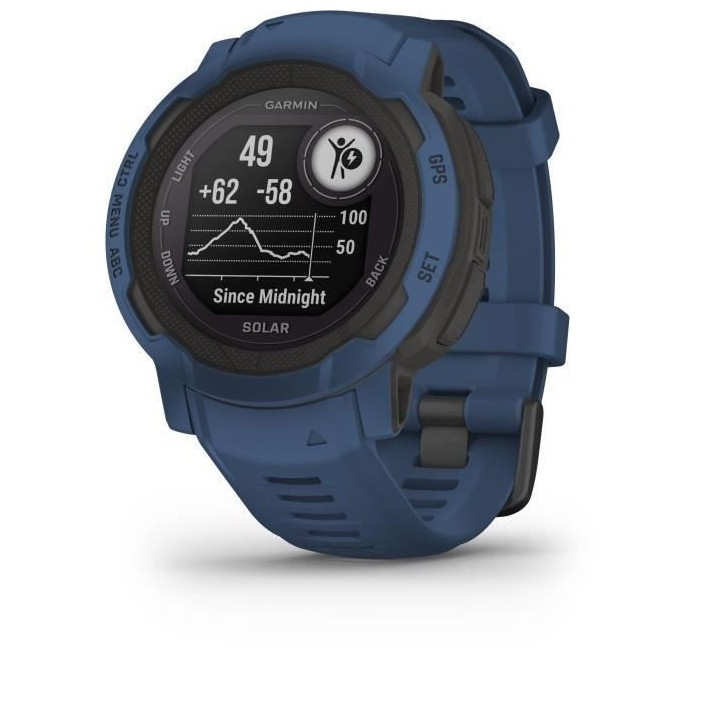 Montre connectée - GARMIN - Instinct 2 Solar - Tidal Blue