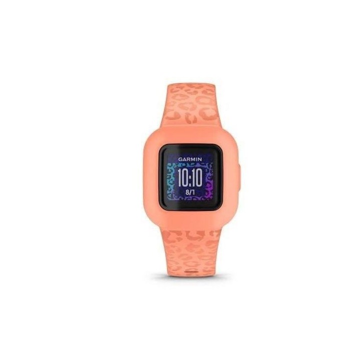 GARMIN - Bracelet d'activité pour enfants VIVOFIT JR3 - Peche Léopar